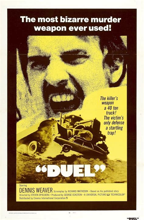 Cast and crew of «Duel» (1971). Roles and the main characters. Dennis Weaver, Jacqueline Scott, Eddie Firestone